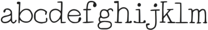 Bookish Typewriter Light otf (300) FONT