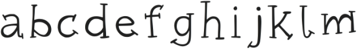 Bookly Regular otf (400) Font LOWERCASE