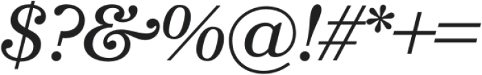 Bookmania Italic otf (400) Font OTHER CHARS