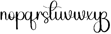 Bookmark Regular otf (400) Font LOWERCASE