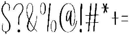 Bookmarks Regular otf (400) Font OTHER CHARS