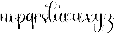 Bookmarks Regular otf (400) Font LOWERCASE