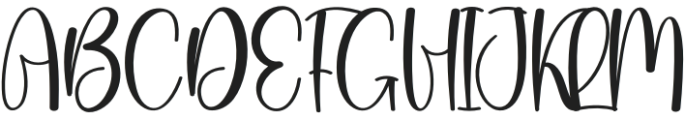 Bookstore Regular otf (400) Font UPPERCASE