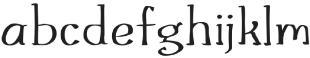 Booksworth Regular otf (400) Font LOWERCASE