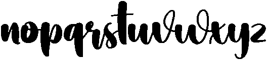 Boom Regular otf (400) Font LOWERCASE