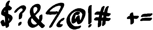 Boom Regular otf (400) Font OTHER CHARS