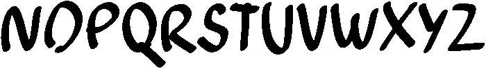 Boom Regular otf (400) Font UPPERCASE
