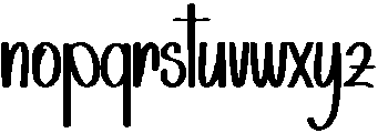 Booming Bold Regular otf (700) Font LOWERCASE
