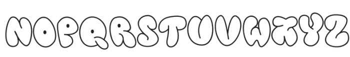 Boompast Regular otf (400) Font UPPERCASE