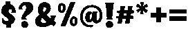 Boomster Regular otf (400) Font OTHER CHARS