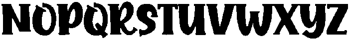Boomster Regular otf (400) Font UPPERCASE