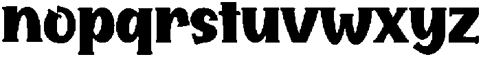 Boomster Regular otf (400) Font LOWERCASE