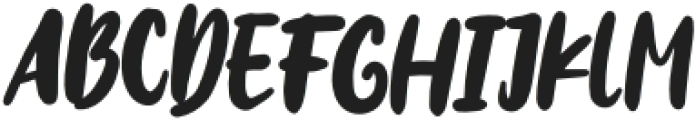 Boorish Brush Regular otf (400) Font LOWERCASE