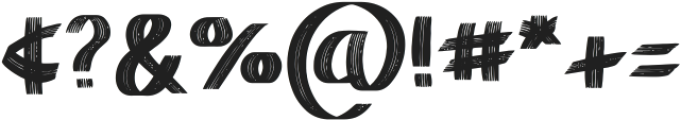 Boost Stroke otf (400) Font OTHER CHARS