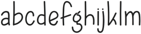 Boran-Regular otf (400) Font LOWERCASE