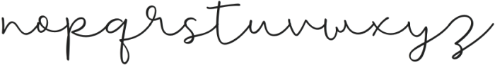 Bordeahill Handwriting Font otf (400) Font LOWERCASE
