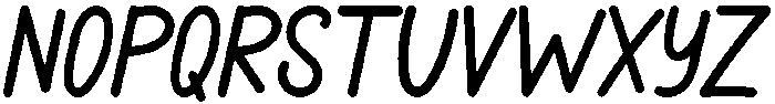 Borderland Regular otf (400) Font LOWERCASE