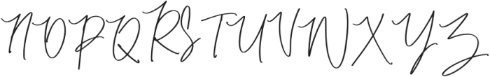 Borderline Signature Regular otf (400) Font UPPERCASE