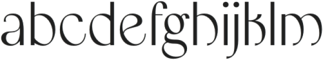 Bordie Regular otf (400) Font LOWERCASE