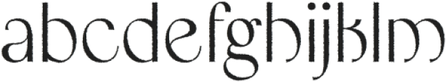 Bordie Rough Regular otf (400) Font LOWERCASE