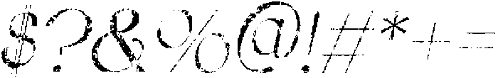 Bordie Stamp Italic otf (400) Font OTHER CHARS