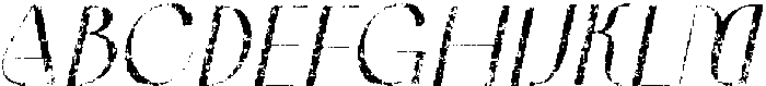 Bordie Stamp Italic otf (400) Font UPPERCASE