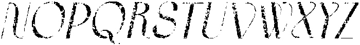 Bordie Stamp Italic otf (400) Font UPPERCASE