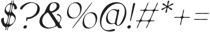 BordieDrawn-Italic otf (400) Font OTHER CHARS