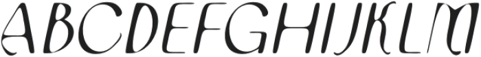 BordieDrawn-Italic otf (400) Font UPPERCASE