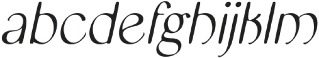 BordieDrawn-Italic otf (400) Font LOWERCASE