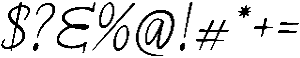 Bordnest Italic otf (400) Font OTHER CHARS