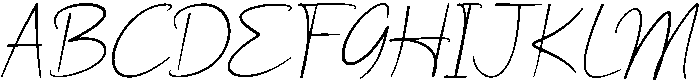 Bordnest Italic otf (400) Font UPPERCASE
