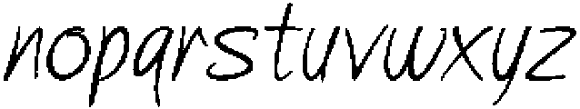 Bordnest Italic otf (400) Font LOWERCASE
