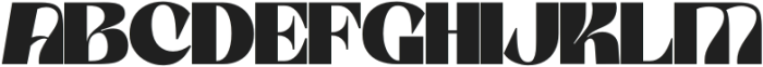 Boreck Display Bold otf (700) Font UPPERCASE