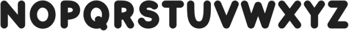 Bored Regular otf (400) Font UPPERCASE