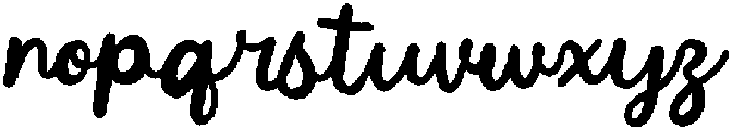 Borem Script otf (400) Font LOWERCASE