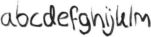 Borgfield Regular otf (400) Font LOWERCASE