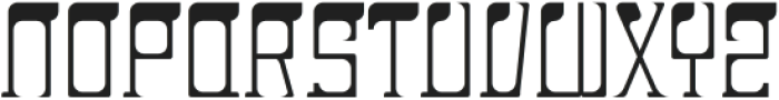 Borgneo Space Regular otf (400) Font LOWERCASE