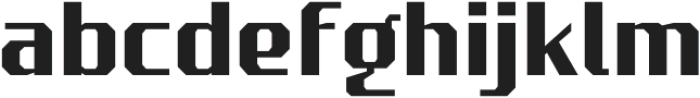 Borgrox otf (400) Font LOWERCASE