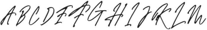 Borias Signature Signature otf (400) Font UPPERCASE