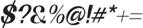 Boring Sans C Medium Italic otf (500) Font OTHER CHARS