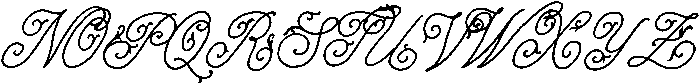 Born Angel Bold Regular otf (700) Font UPPERCASE