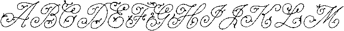 Born Angel Regular otf (400) Font UPPERCASE