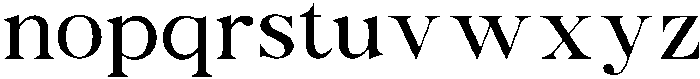 Bornatte Regular otf (400) Font LOWERCASE