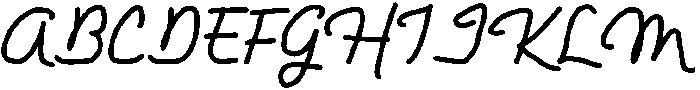 Borneo Regular otf (400) Font UPPERCASE