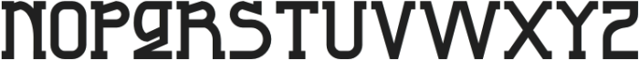 Bornine-Regular otf (400) Font UPPERCASE