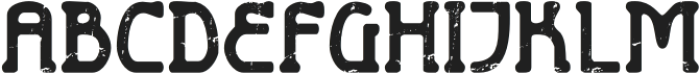 BornineDist-Regular otf (400) Font UPPERCASE