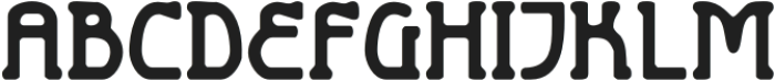 BornineRough-Regular otf (400) Font UPPERCASE