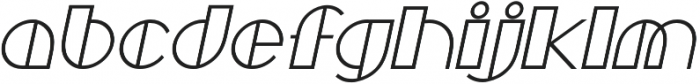 Borotello Bold Italic otf (700) Font LOWERCASE