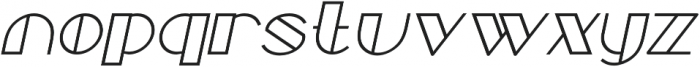 Borotello Bold Italic otf (700) Font LOWERCASE